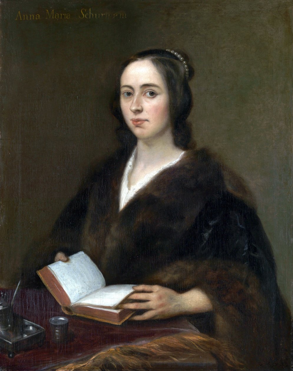 Portret Anny Marii van Schurman autorstwa Jan Lievens