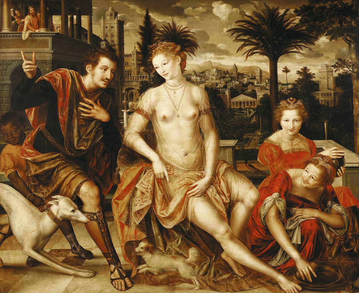 Dawid i Batszeba, 1562 autorstwa Jan Massys or Metsys