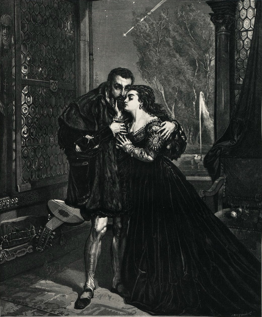 Zygmunt II August i Barbara Radziwiłłówna autorstwa Jan Alojzy Matejko