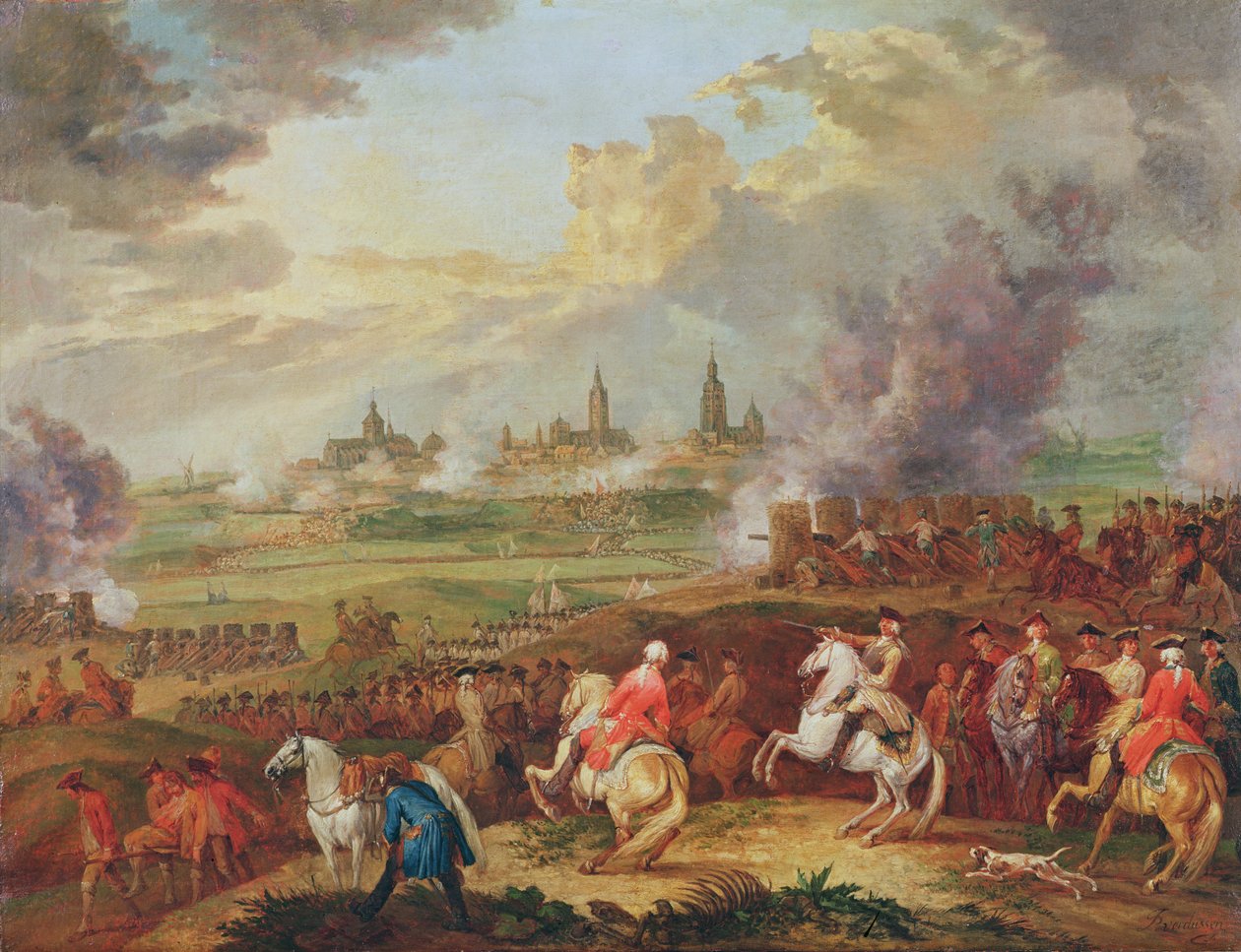 Oblężenie Valenciennes autorstwa Jan Peeter Verdussen