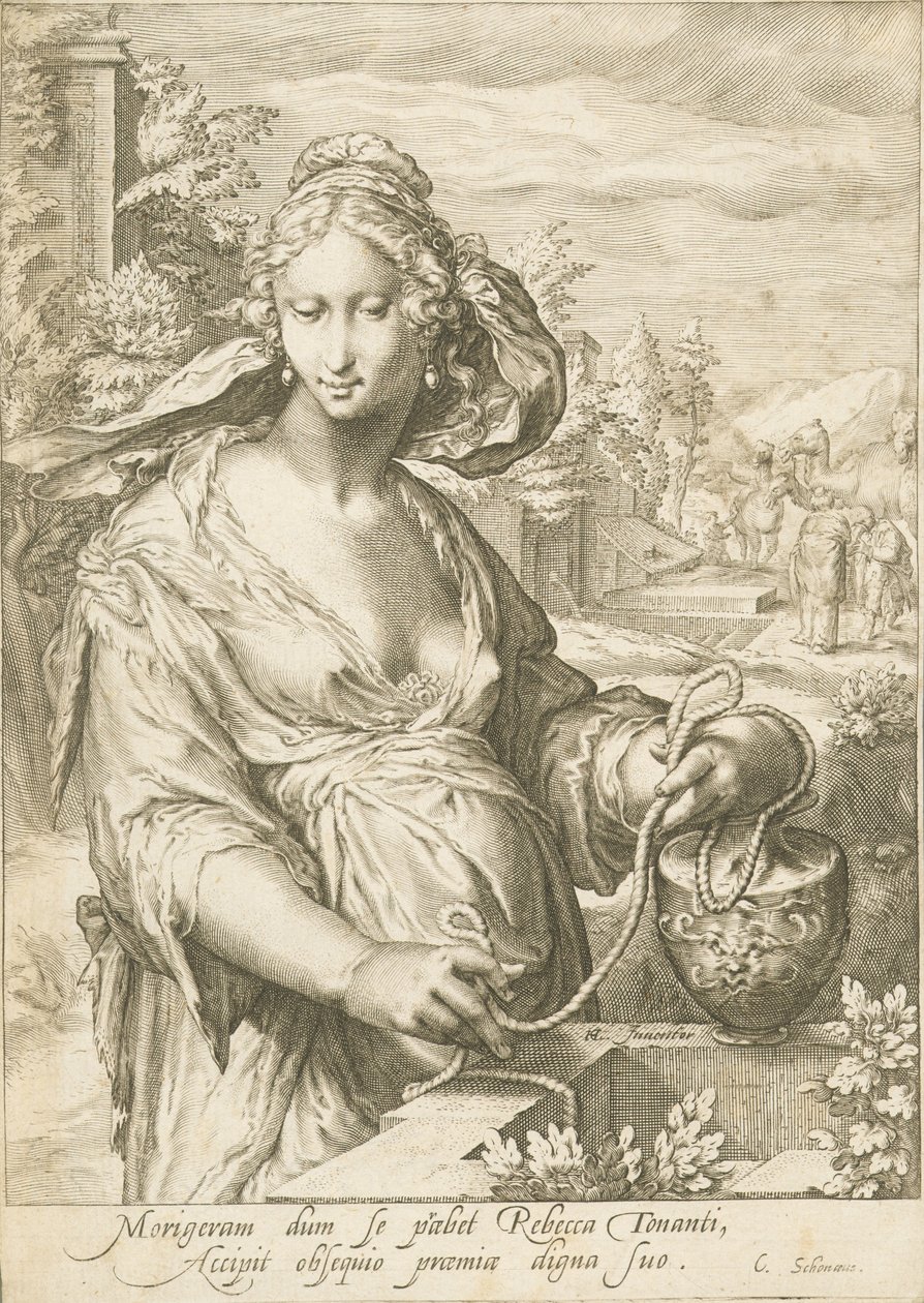 Rebecca przy studni autorstwa Jan Pietersz. Saenredam