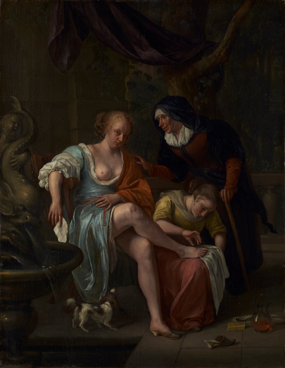 Batszeba po kąpieli autorstwa Jan Havickszoon Steen