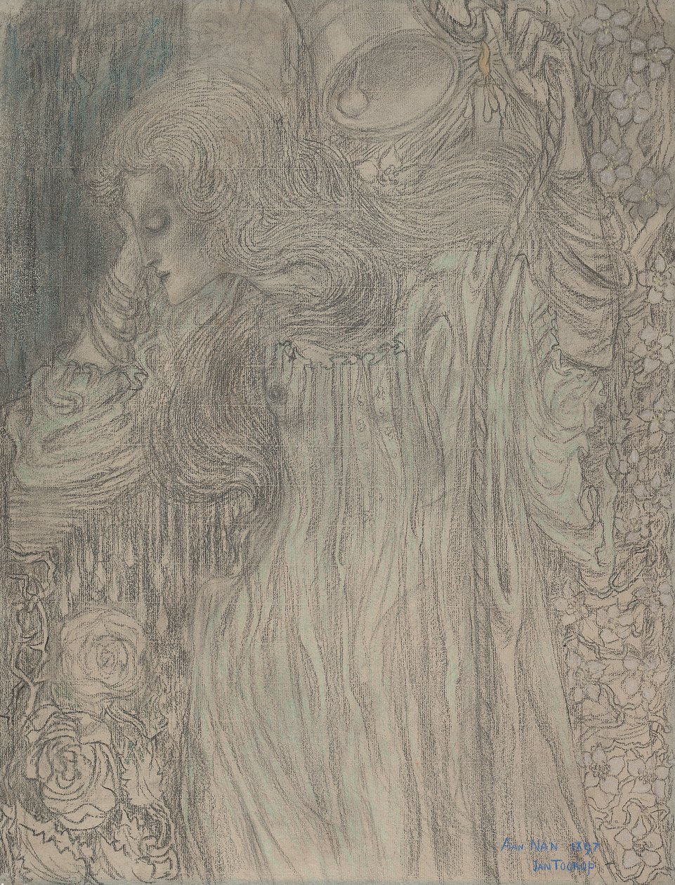 Marzyciel, ok. 1897 autorstwa Jan Toorop