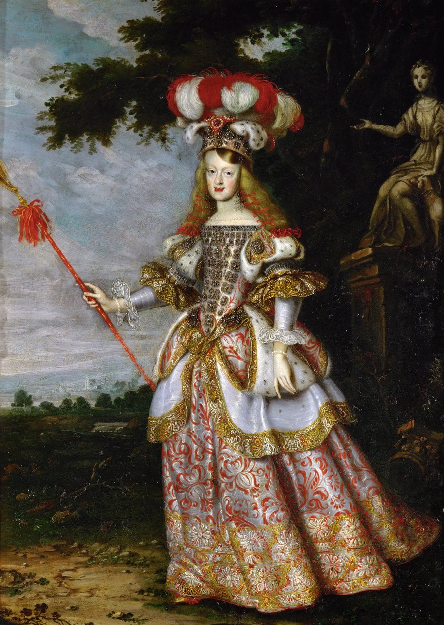 Infantka Małgorzata Teresa (1651-1673), cesarzowa, w stroju teatralnym autorstwa Jan Thomas van Ieperen
