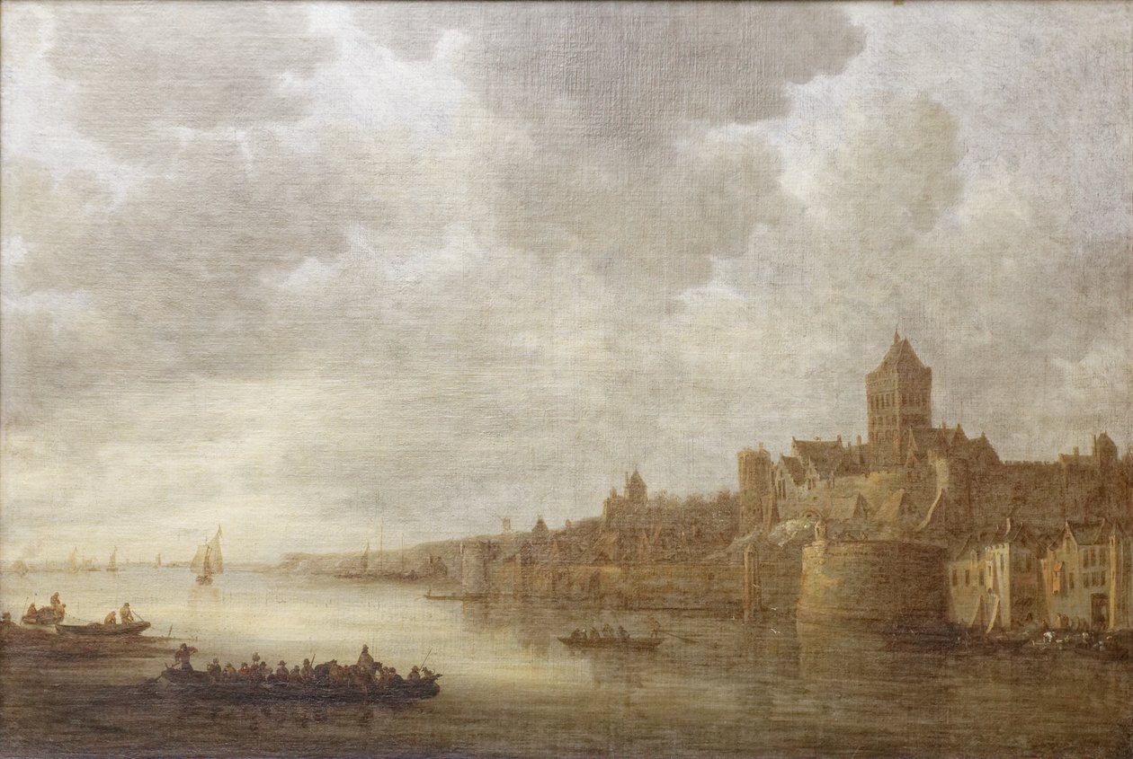 Widok holenderskiego miasta Nijmegen autorstwa Jan Josephsz van Goyen