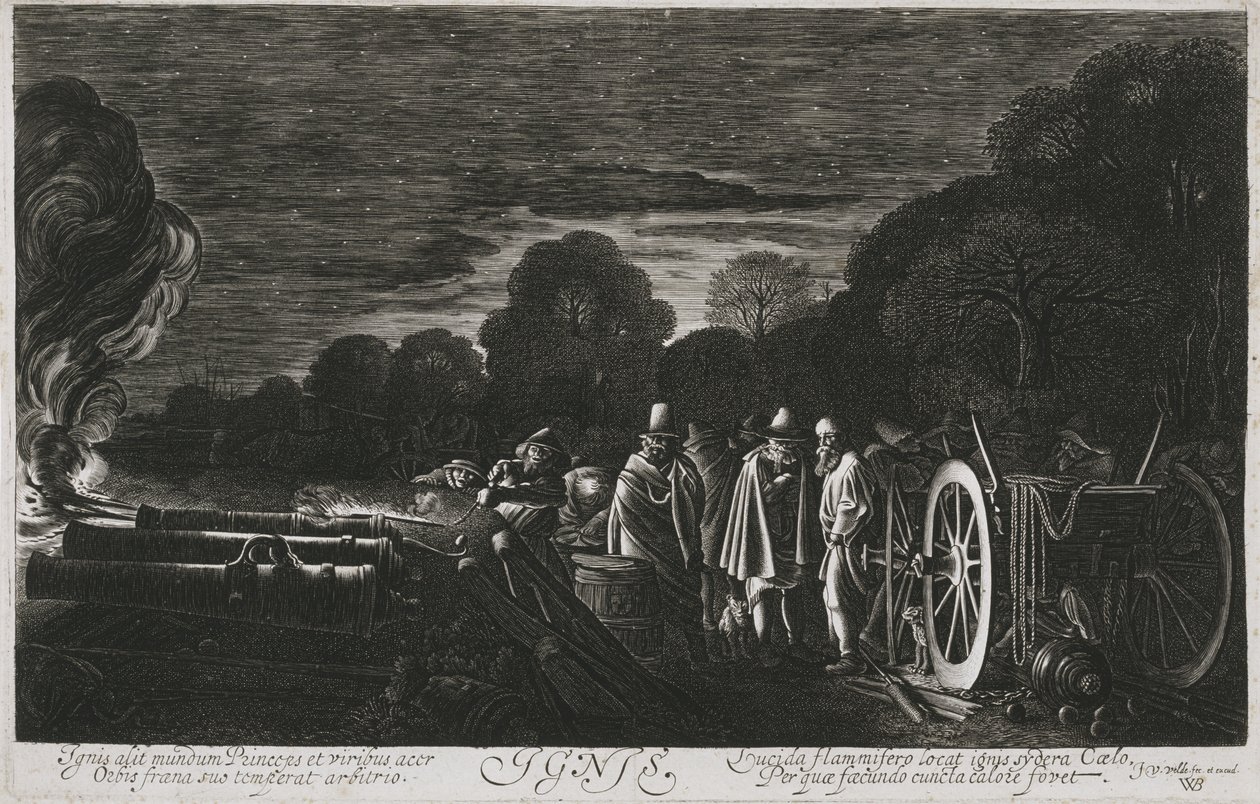 Ogień, ok. 1614-1622 autorstwa Jan Van de Velde