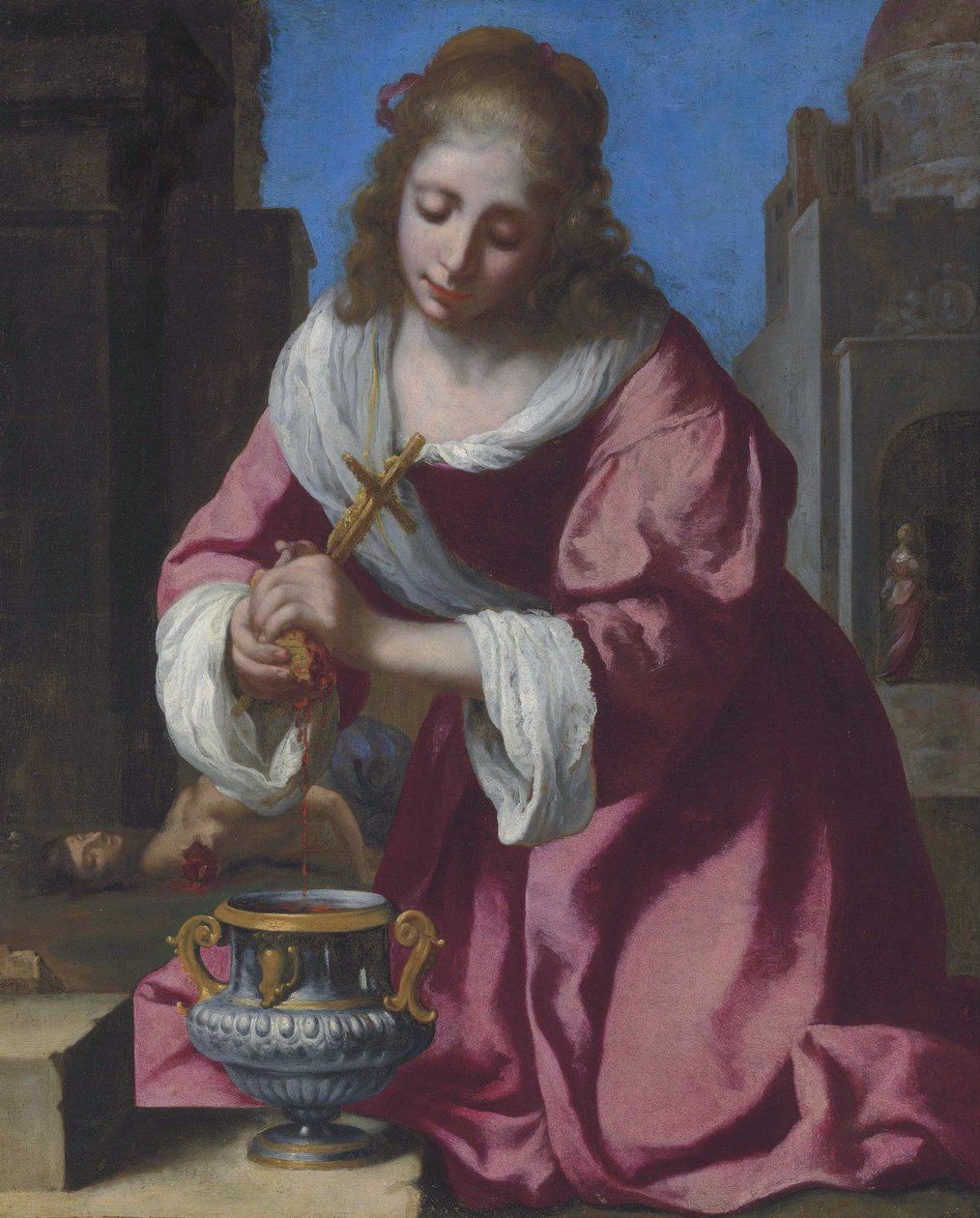 Św. Praxedis autorstwa Jan Vermeer van Delft
