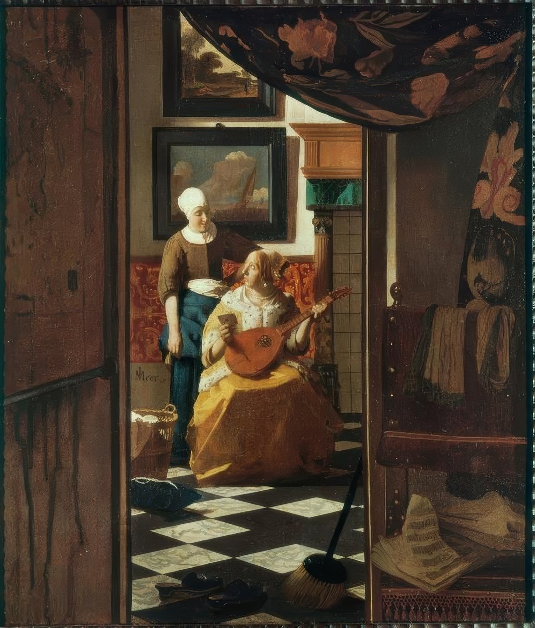 List miłosny autorstwa Jan Vermeer van Delft