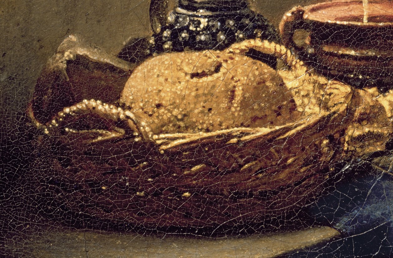 Mleczarka, ok. 1658-60 olej na płótnie detal 209864 autorstwa Jan Vermeer van Delft