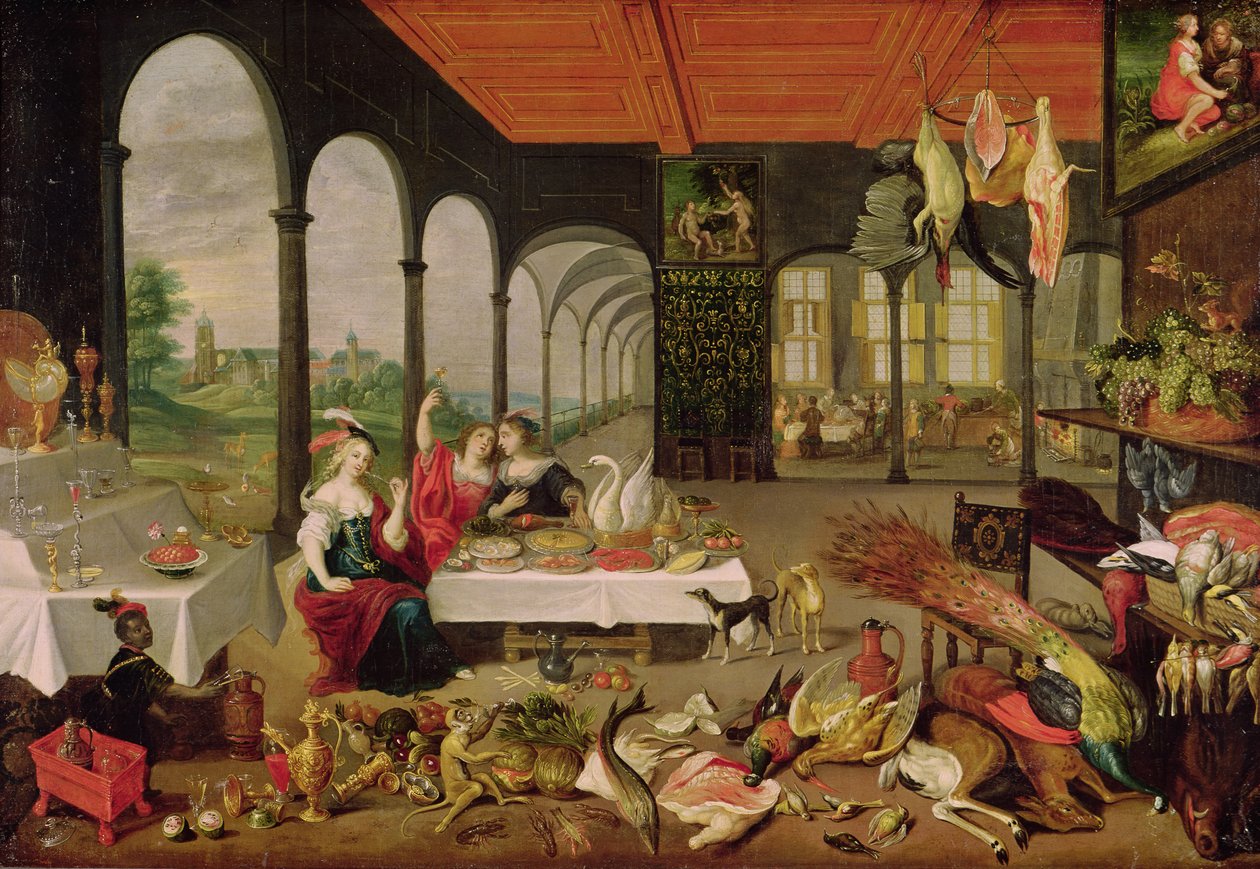 Alegoria smaku autorstwa Jan the Elder Brueghel