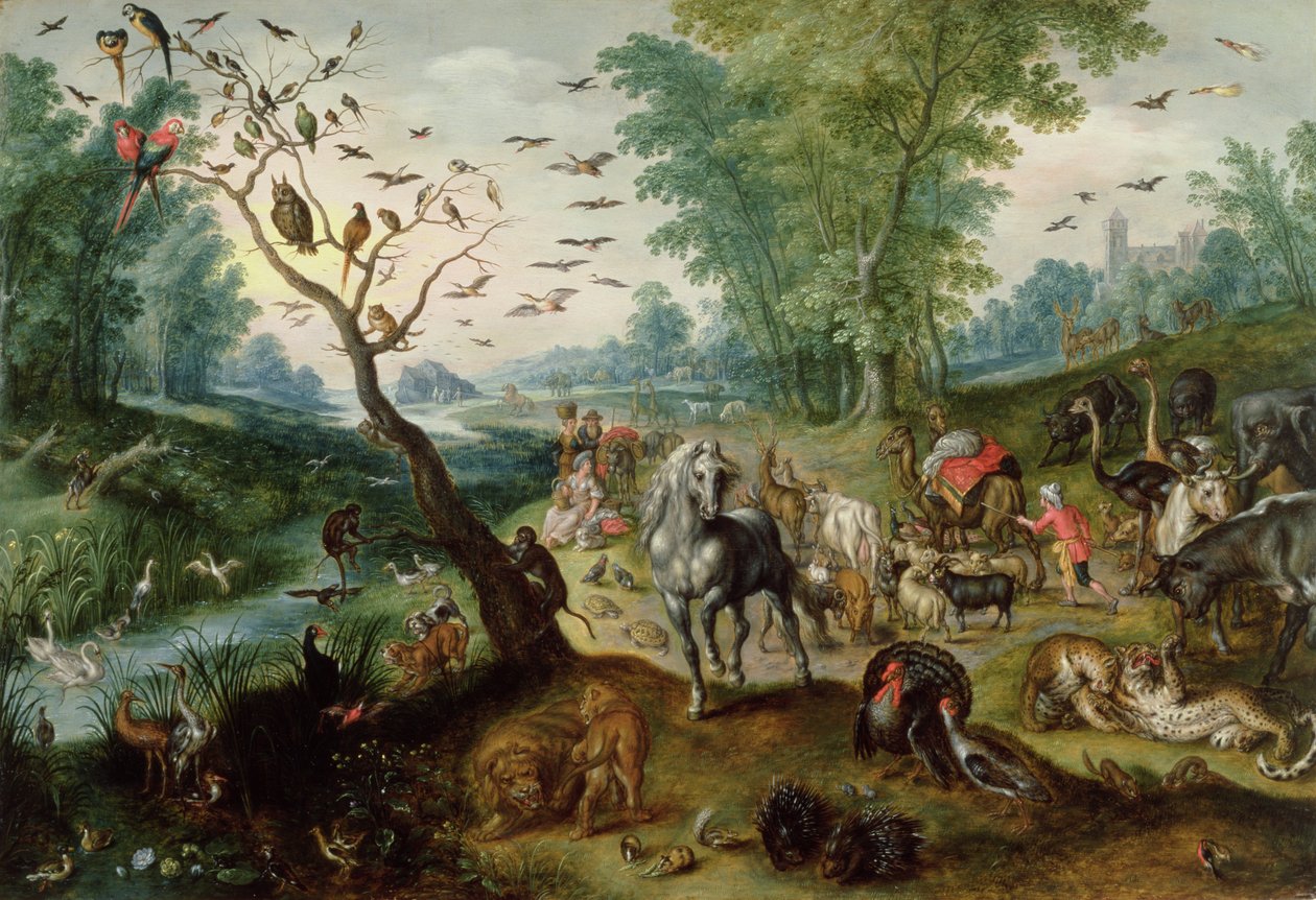 Arka Noego autorstwa Jan the Elder Brueghel