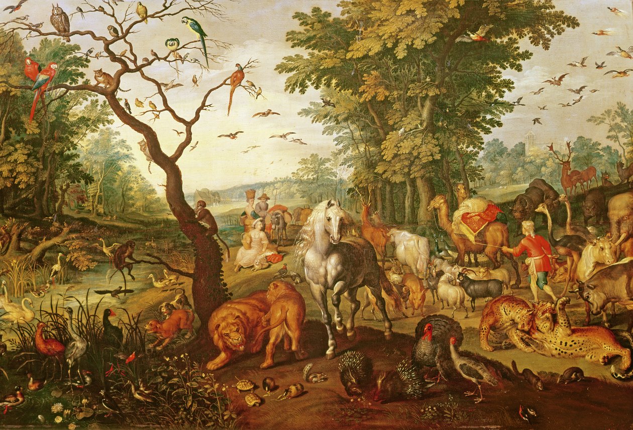 Arka Noego, po 1613 r. autorstwa Jan the Elder Brueghel