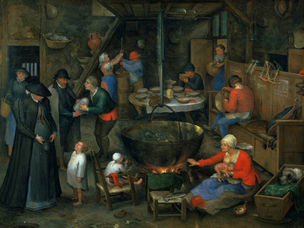 Dostojny Gość autorstwa Jan the Elder Brueghel