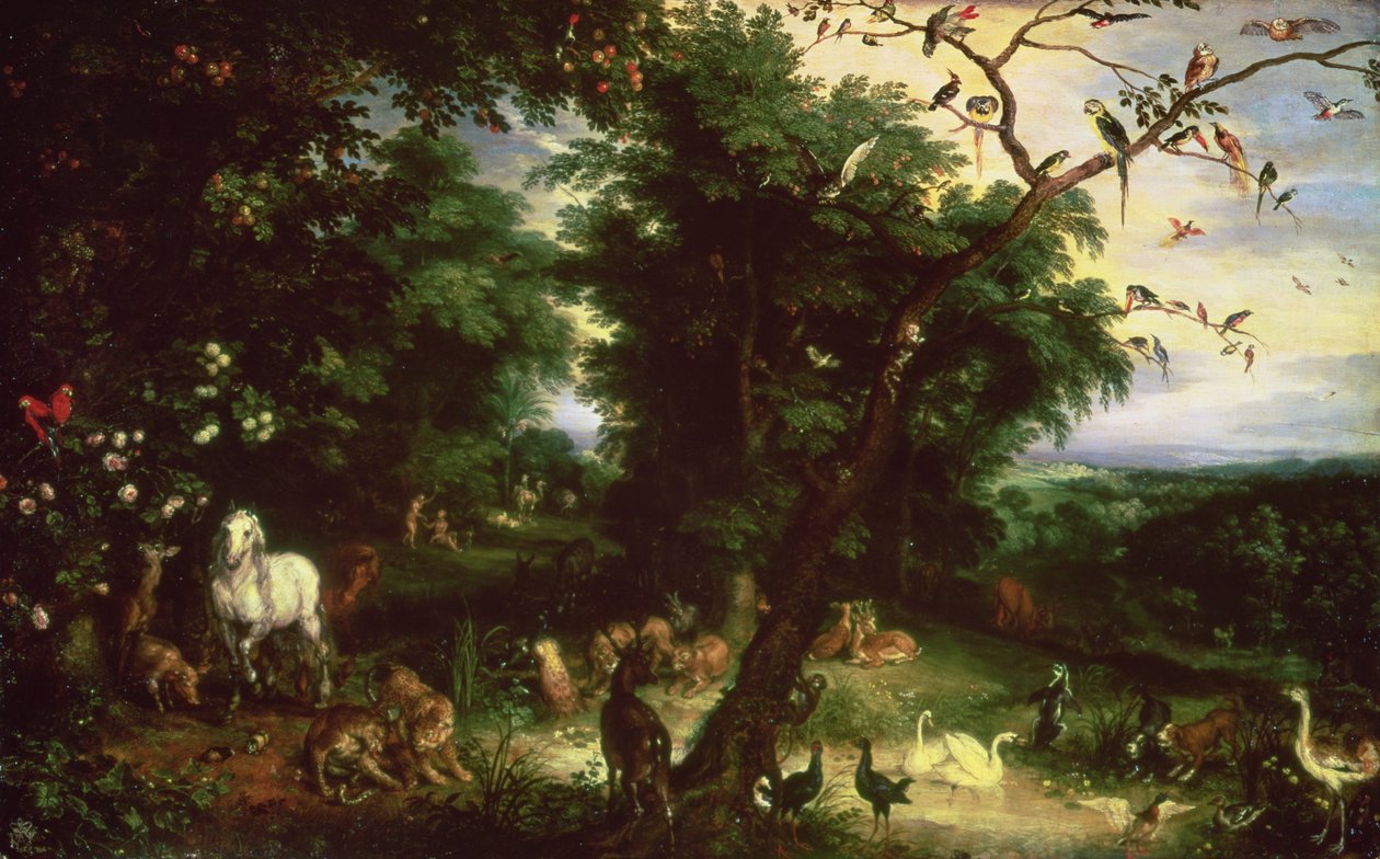 Upadek człowieka autorstwa Jan the Elder Brueghel