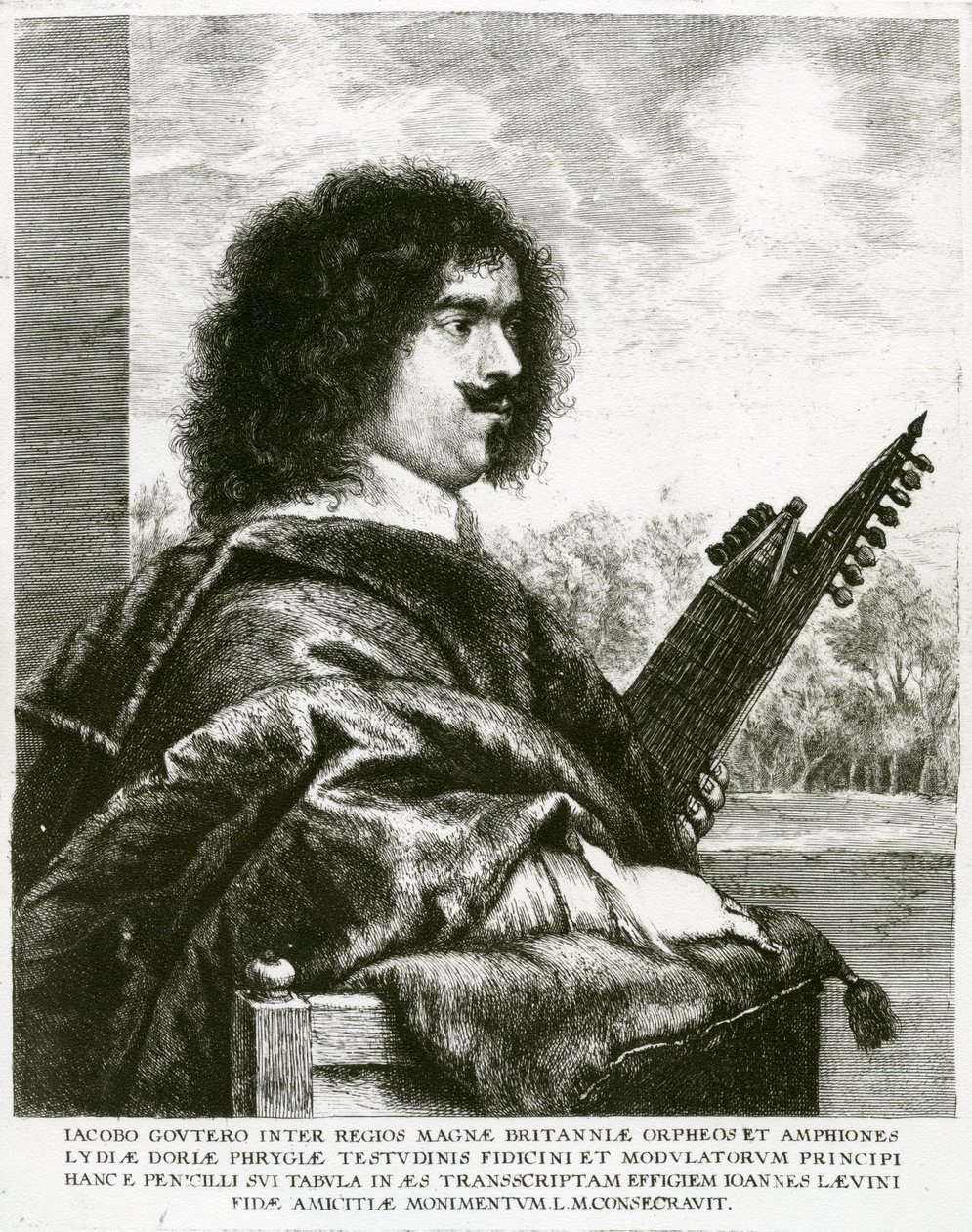 Jacques Gaultier (ok. 1600-52) ok. 1630 autorstwa Jan the Elder Lievens