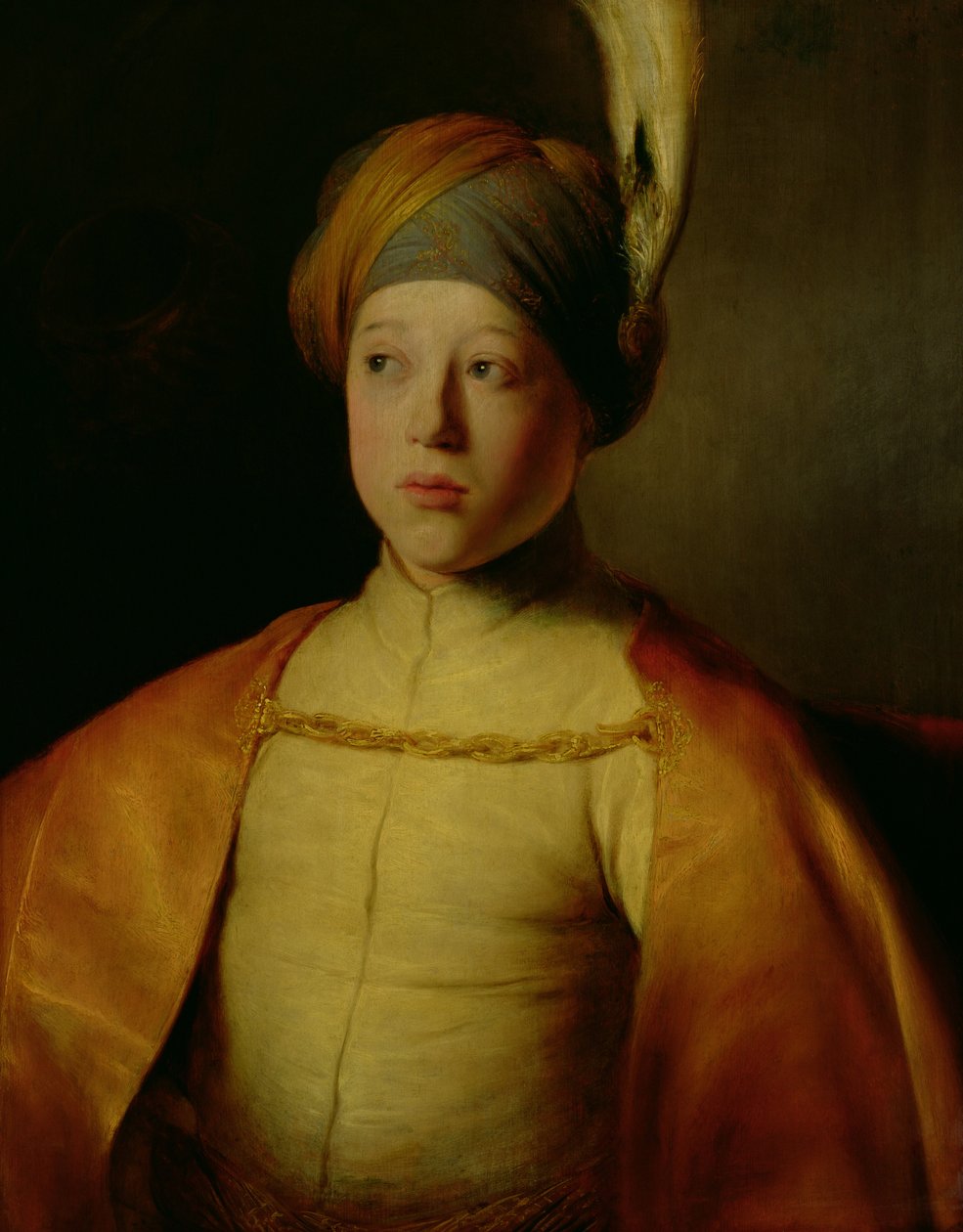Portret chłopca w perskiej sukience autorstwa Jan the Elder Lievens