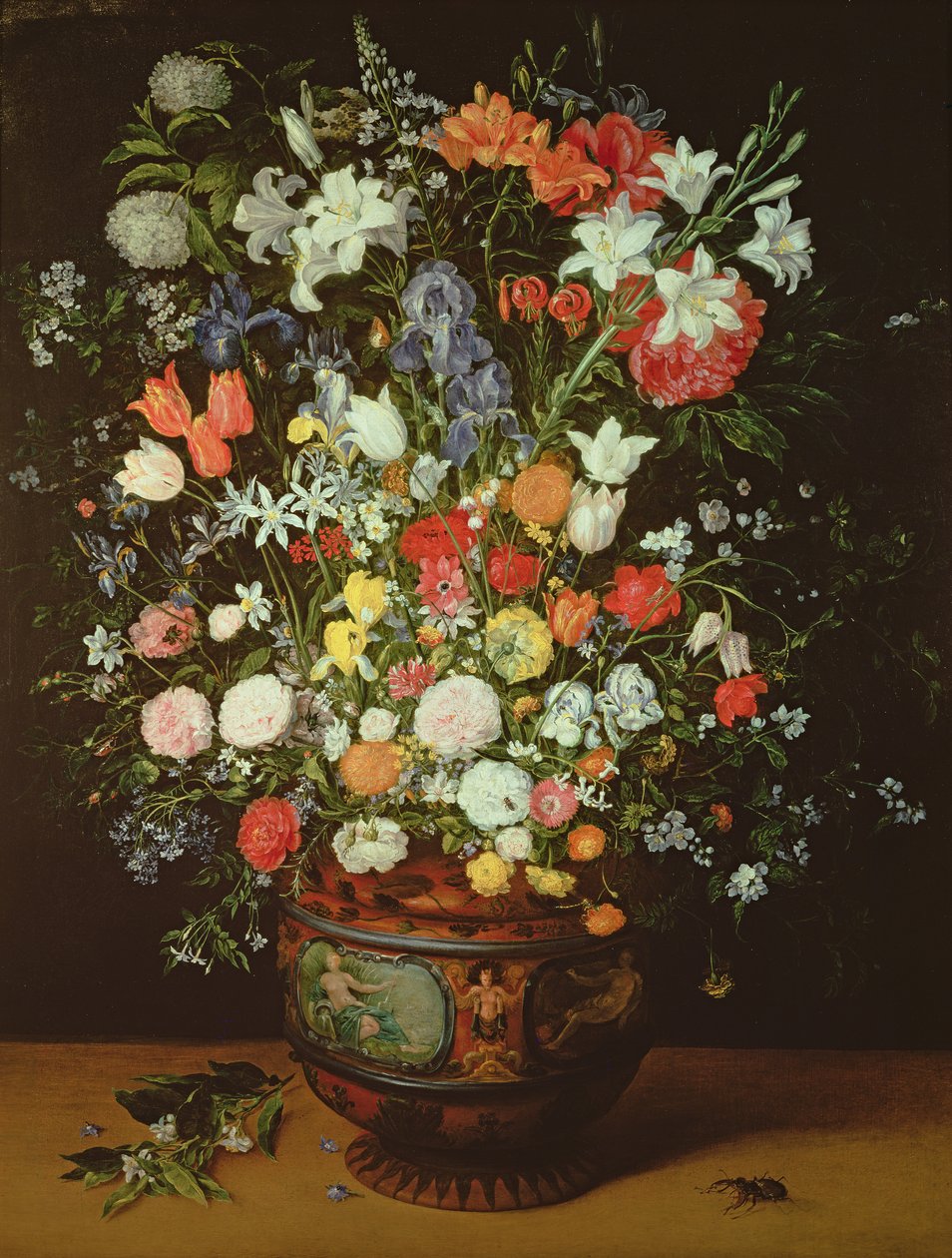 Martwa natura kwiatów w wazonie autorstwa Jan Brueghel the Younger