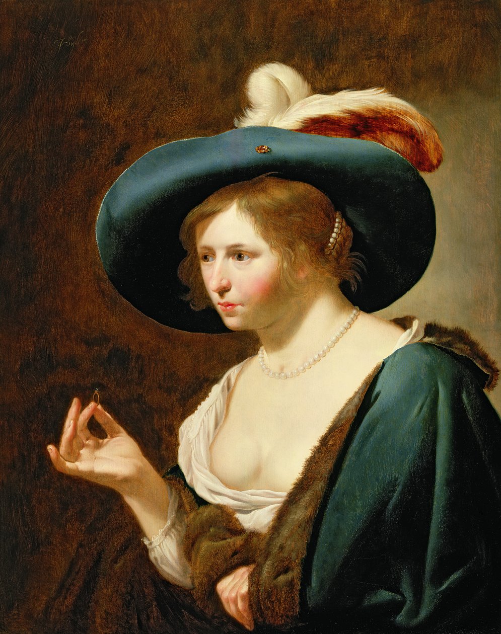 Zaręczyny: Oblubienica, ok. 1630 (para 42407) autorstwa Jan van Bijlert or Bylert