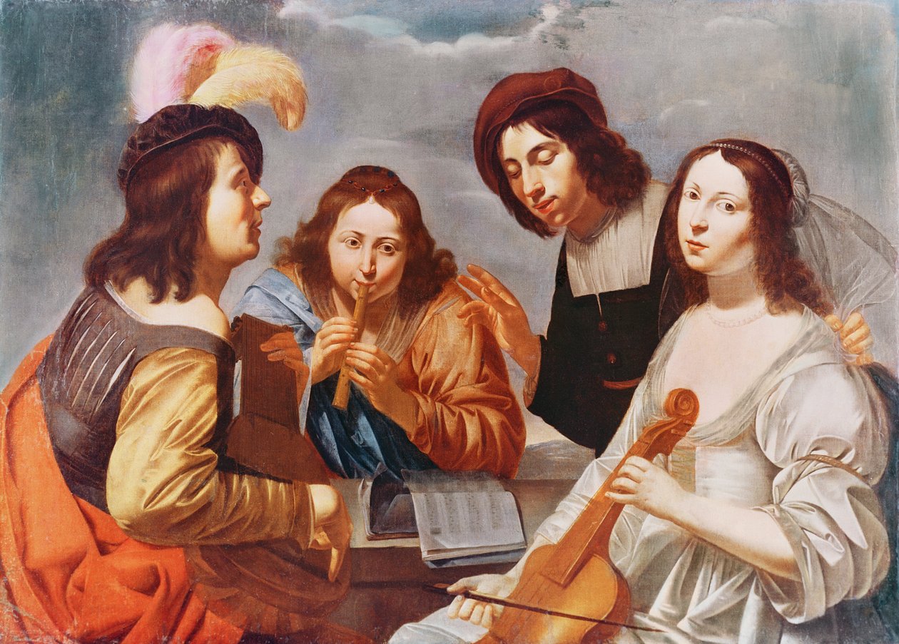 Koncert autorstwa Jan van Bijlert or Bylert