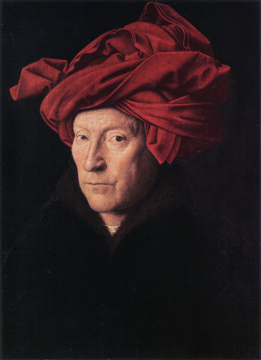 Portret mężczyzny autorstwa Jan van Eyck