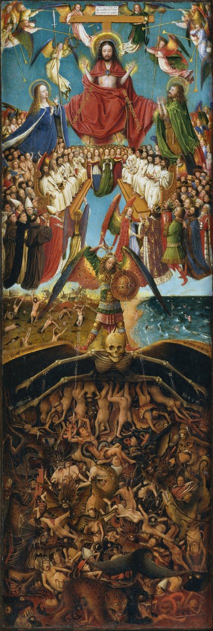 prawy panel dyptyku autorstwa Jan van Eyck