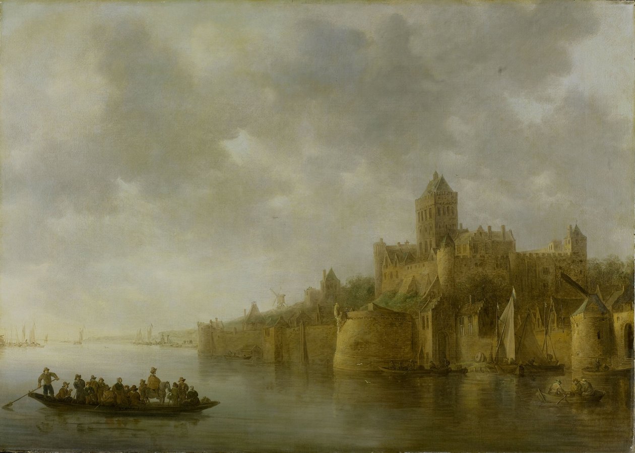 Valkhof w Nijmegen autorstwa Jan Josephsz van Goyen