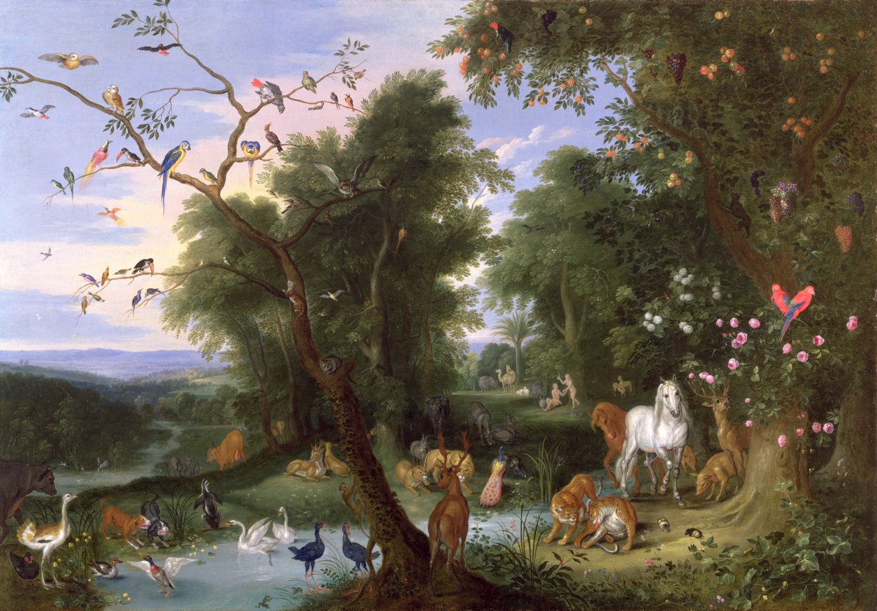 Ogród Eden, 1659 autorstwa Jan van Kessel the Elder