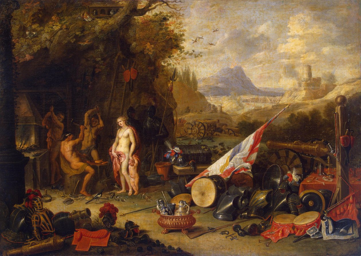 Wenus w kuźni Vulcan autorstwa Jan van Kessel the Elder