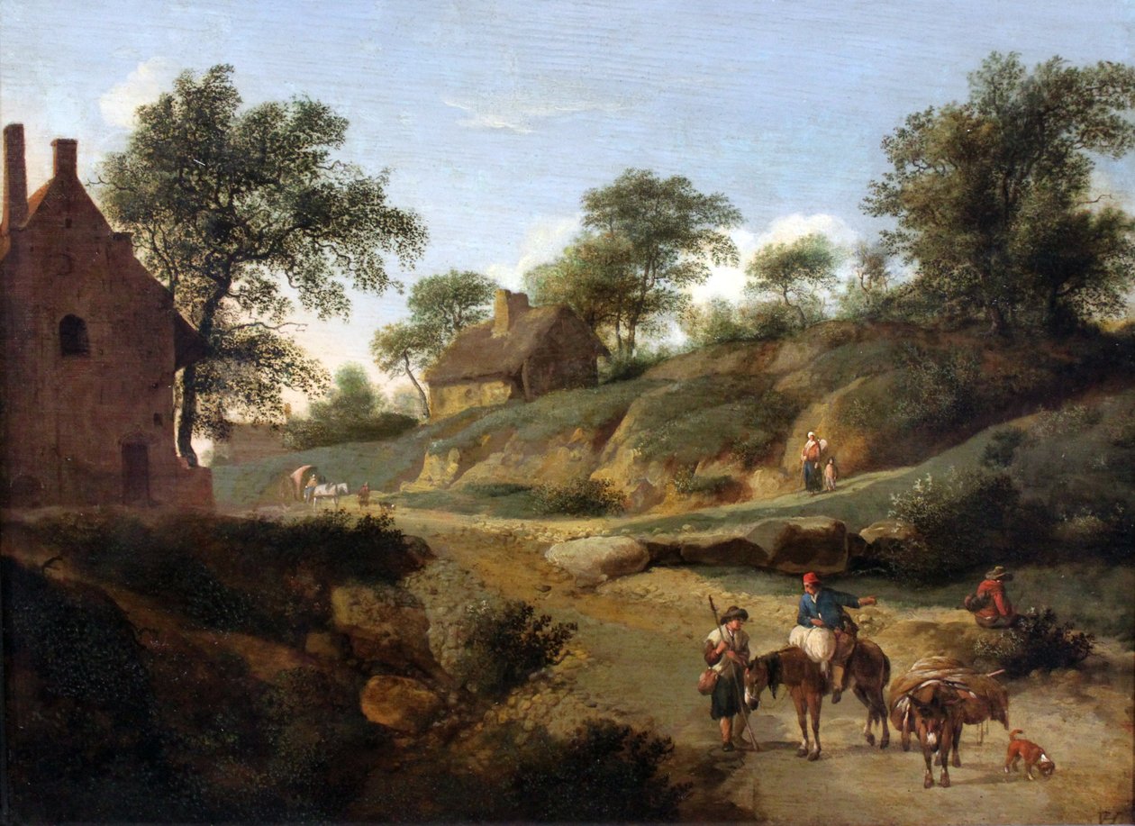 Na wiejskiej drodze autorstwa Jan van der Heyden