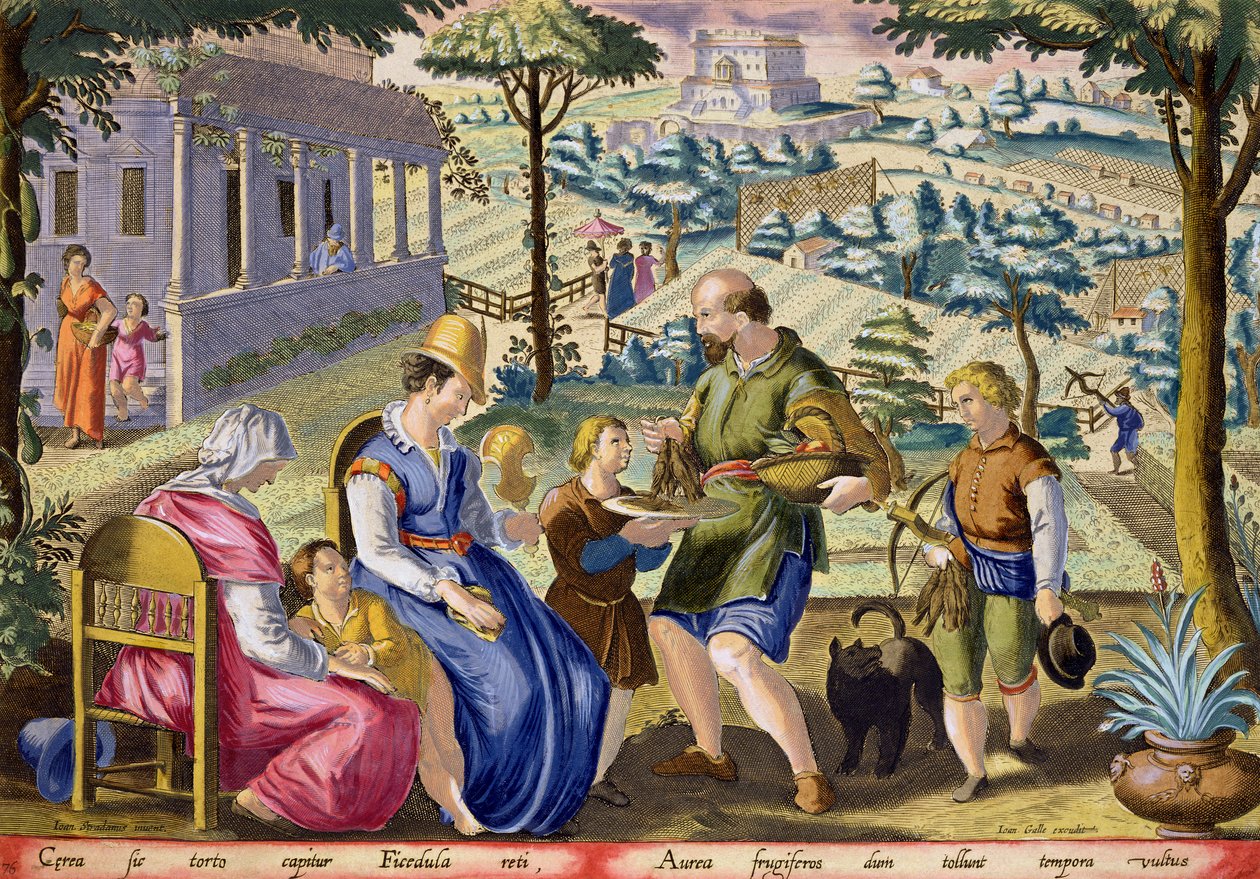 Birdcatchers Selling Dead Birds, tablica 76 z 