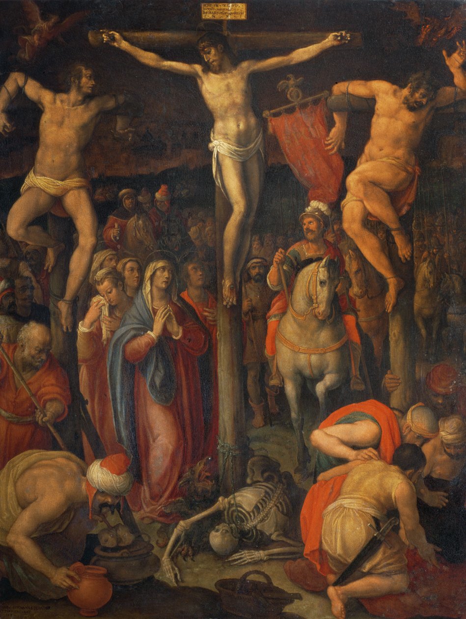 Ukrzyżowanie, 1581 autorstwa Jan van der Straet