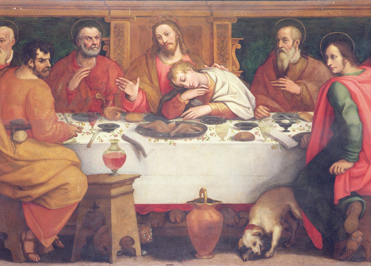 Ostatnia Wieczerza autorstwa Jan van der Straet