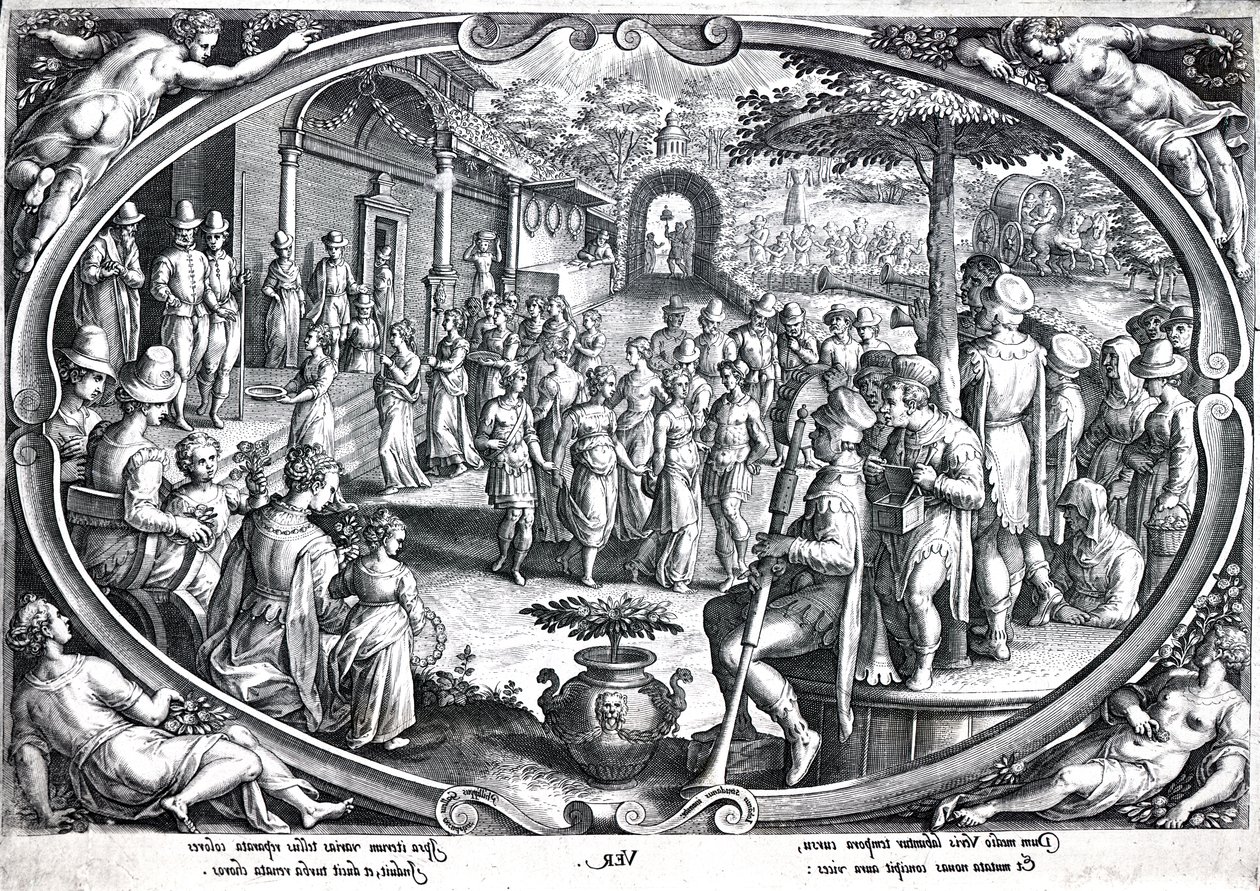 Ver, grawerowane przez Philipa Galle, c.1580 autorstwa Jan van der Straet