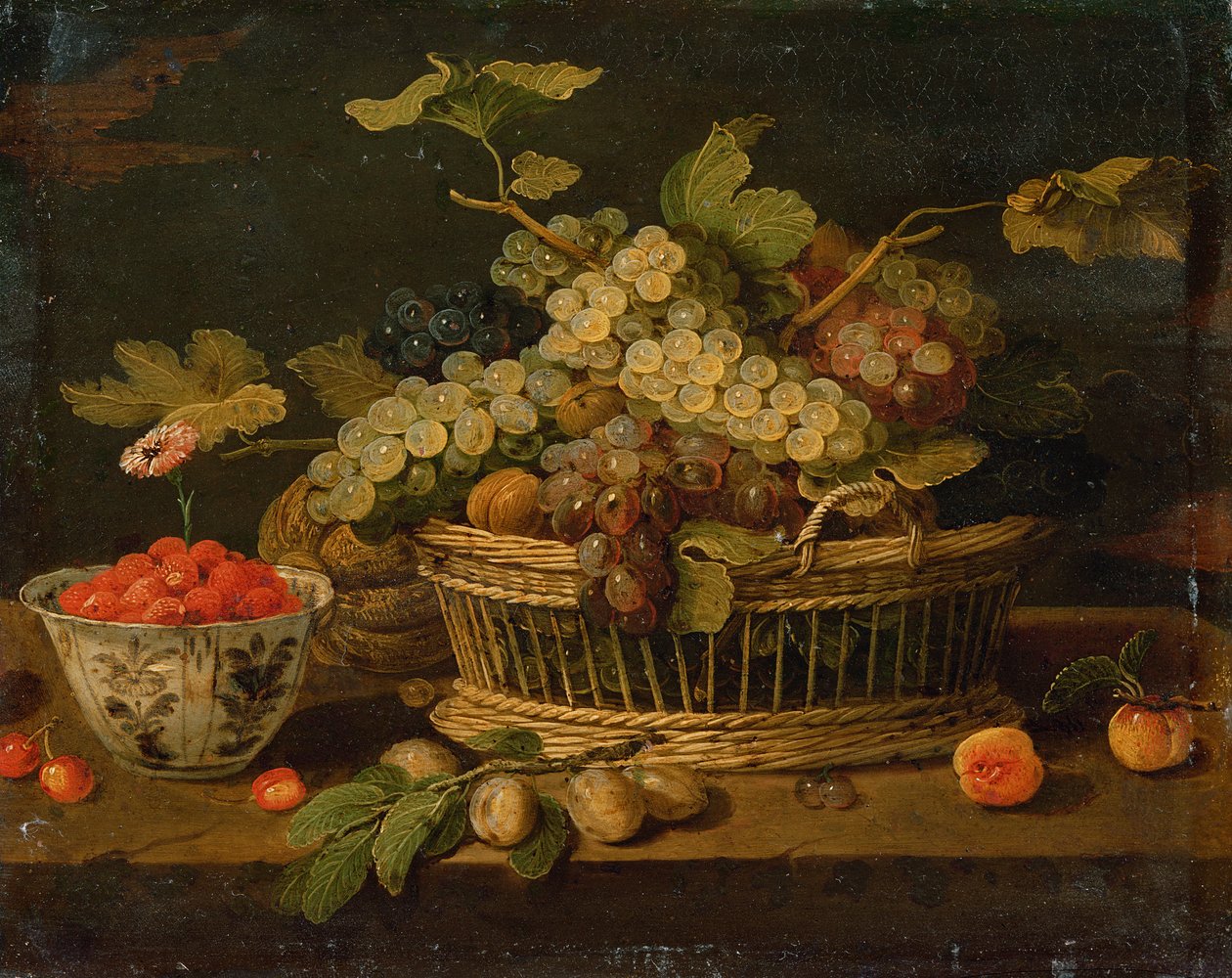 Martwa natura z owocami autorstwa Jan van Kessel the Elder