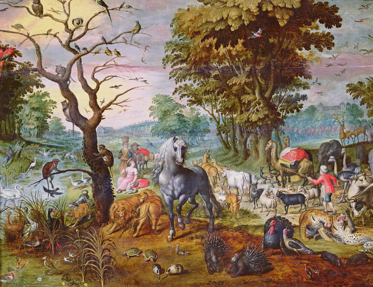 Wejście do arki autorstwa Jan van Kessel the Elder