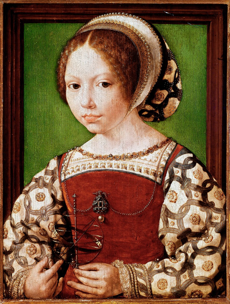 Portret młodej księżniczki, prawdopodobnie Dorothei z Danii (Malarstwo autorstwa Jan (c.1472 c.1533) Gossaert