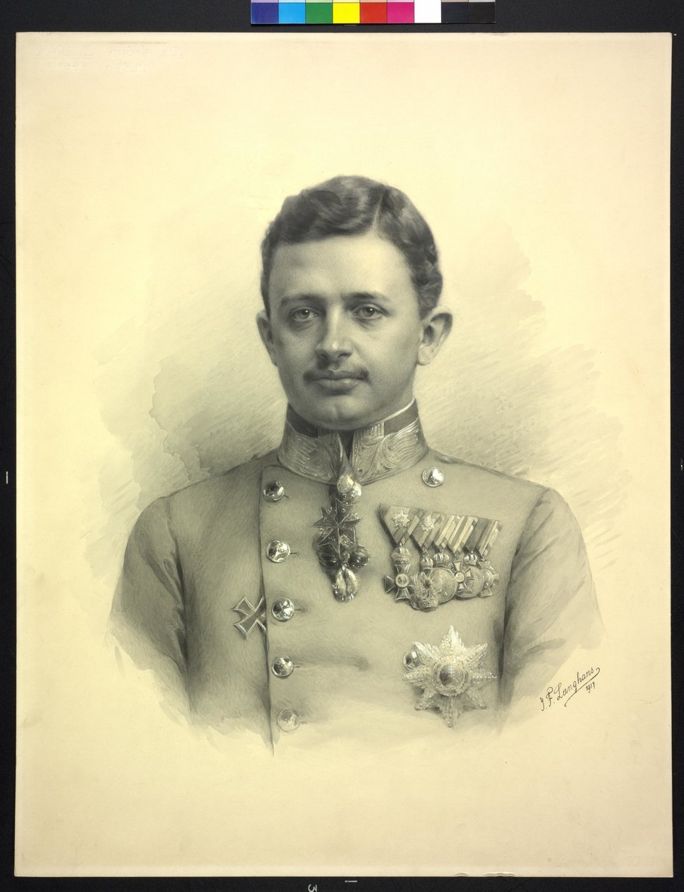 Cesarz Austrii Karol I autorstwa Jan (studio of) Langhans