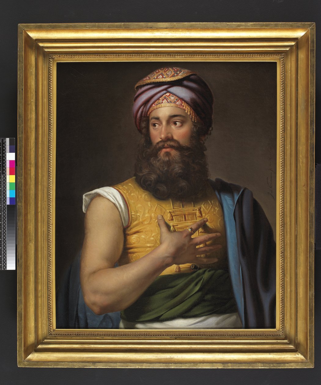 Wielki Belzoni, 1824 autorstwa Jan Adam Janszoon Kruseman