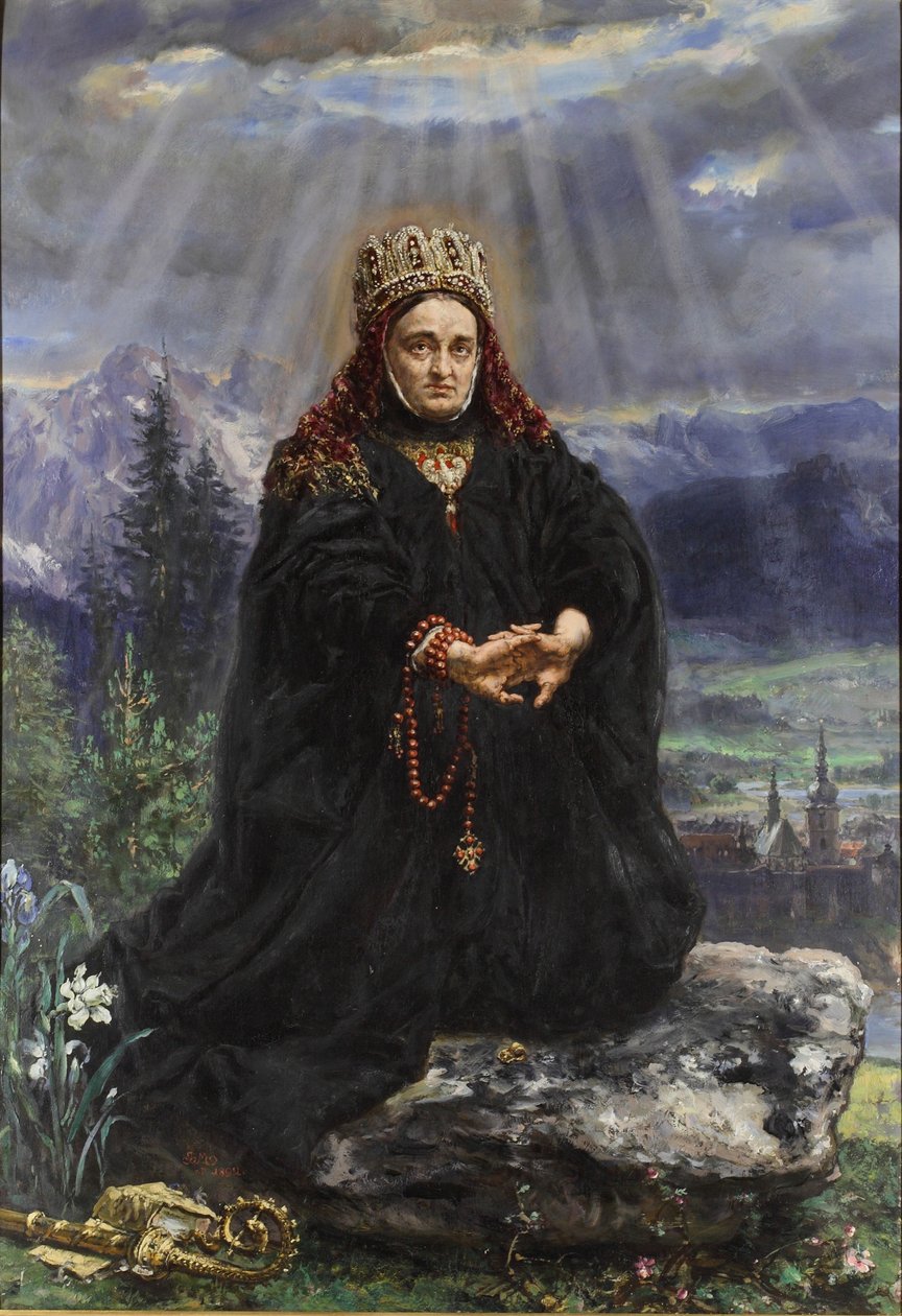 Św. Kinga Polska, 1892 autorstwa Jan Alojzy Matejko