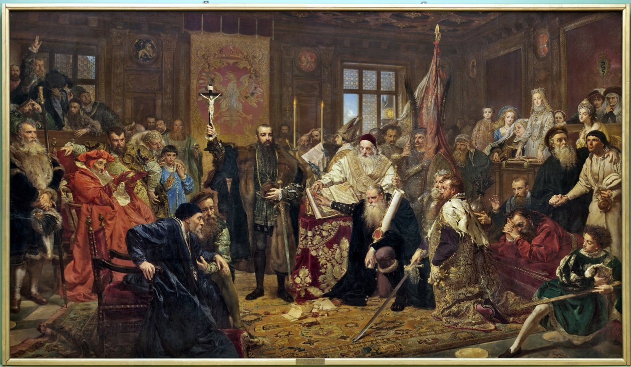 Unia Lubelska, 1869 autorstwa Jan Alojzy Matejko