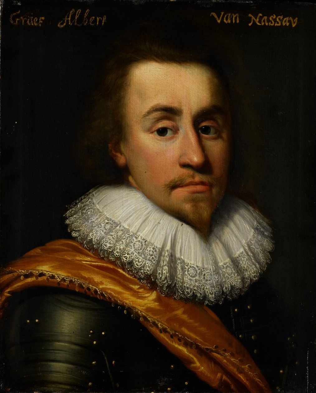 Portret Alberta, hrabiego Nassau-Dillenburg autorstwa Jan Antonisz van Ravesteyn (workshop of)