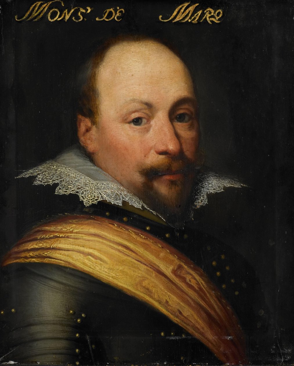 Portret Daniëla de Hertaing, Lorda Marquette, gubernatora Ostendy autorstwa Jan Antonisz van Ravesteyn (workshop of)