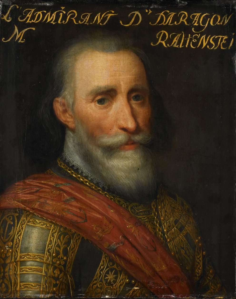 Portret Francisco Hurtado de Mendozy, admirała Aragonii autorstwa Jan Antonisz van Ravesteyn (workshop of)