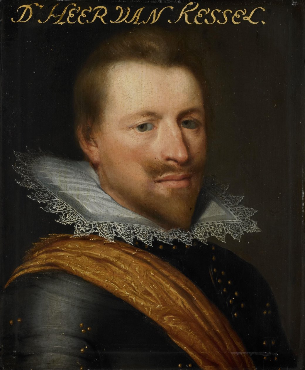 Portret Willema Adriaena, hrabiego van Hornesa, lorda Kessel i Westwezel, generała artylerii autorstwa Jan Antonisz van Ravesteyn (workshop of)