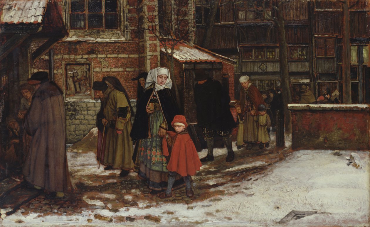 Święto Jana, 1859 (patrz także 234224) autorstwa Jan August Hendrik Leys