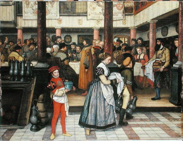 Święto św. Janów, 1859 (zob. też 234240) autorstwa Jan August Hendrik Leys
