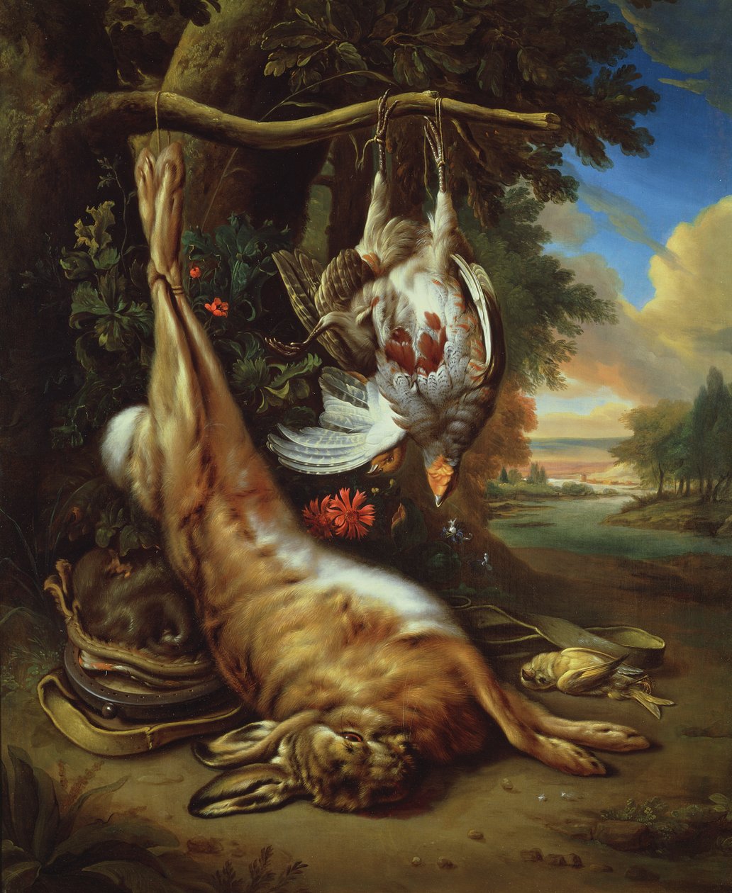 Martwa natura z gry autorstwa Jan Baptist Weenix