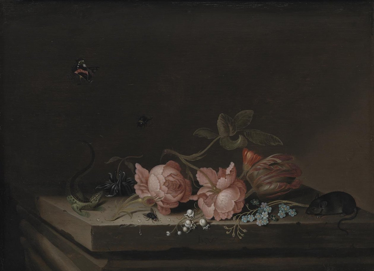Kwiaty autorstwa Jan Baptist van Fornenburgh
