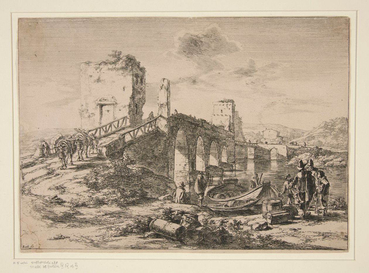 Ponte Molle, Rzym autorstwa Jan Both