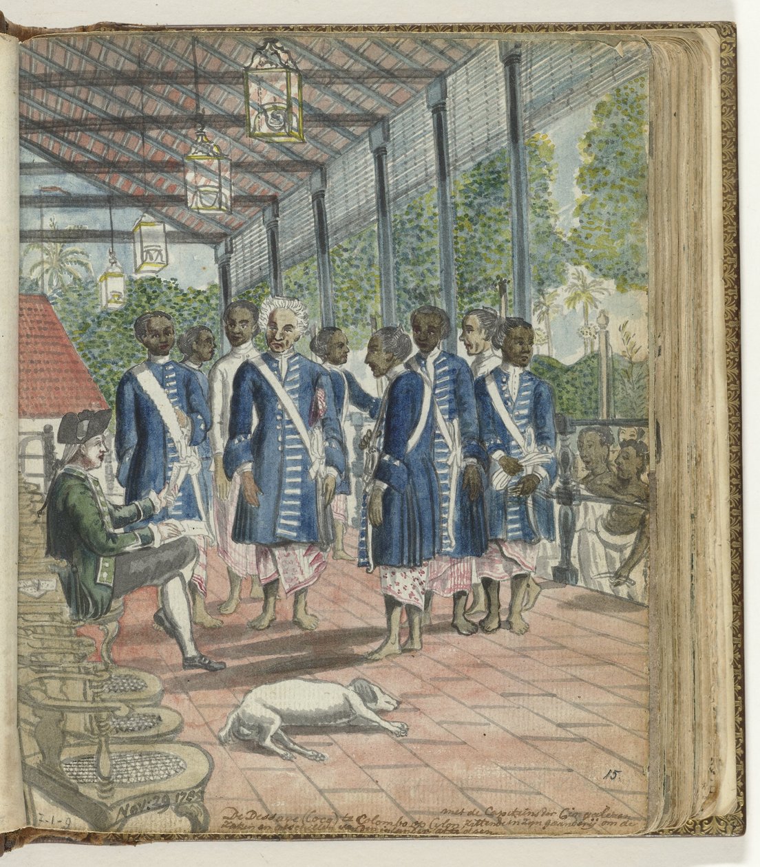 De Landraad w Kolombo autorstwa Jan Brandes